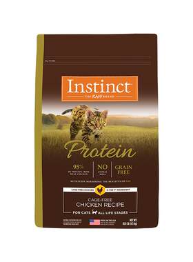 instinct高蛋白美国全猫粮