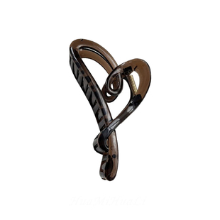 许我耀眼赵露思许妍同款爱心抓夹高级感后脑勺盘发鲨鱼夹发夹头饰