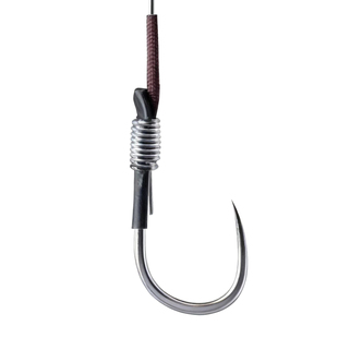 大物子线双钩成品无结伊势尼无倒刺有倒刺青草鱼巨物绑好加长子线