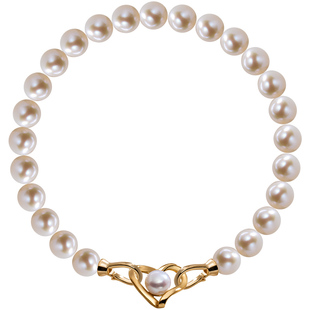 南珠宫心仪925银淡水珍珠手链年轻款通勤约会百搭送女友