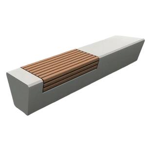 户外GRC树池座椅UHPC水磨石泰科石混凝土坐凳商场玻璃钢休闲长椅