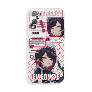 原创绝区零鲨鱼妹艾莲手机壳硅胶苹果15二次元vivos18适用于iQOOz9真我v21oppok10小米14红米k70e荣耀90一加8