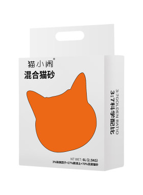 猫小闹混合猫砂好用原料可溯源