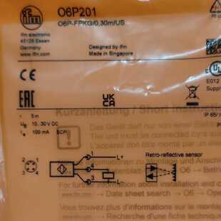 议价IFM O6P201 O6P203 O6P204 O6P301 O6P303 全新原装正品易福
