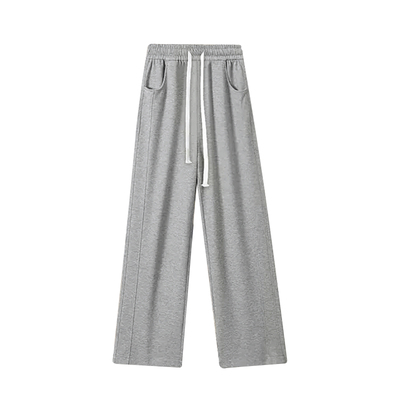 浅灰色香蕉裤女2025年新款冬加绒