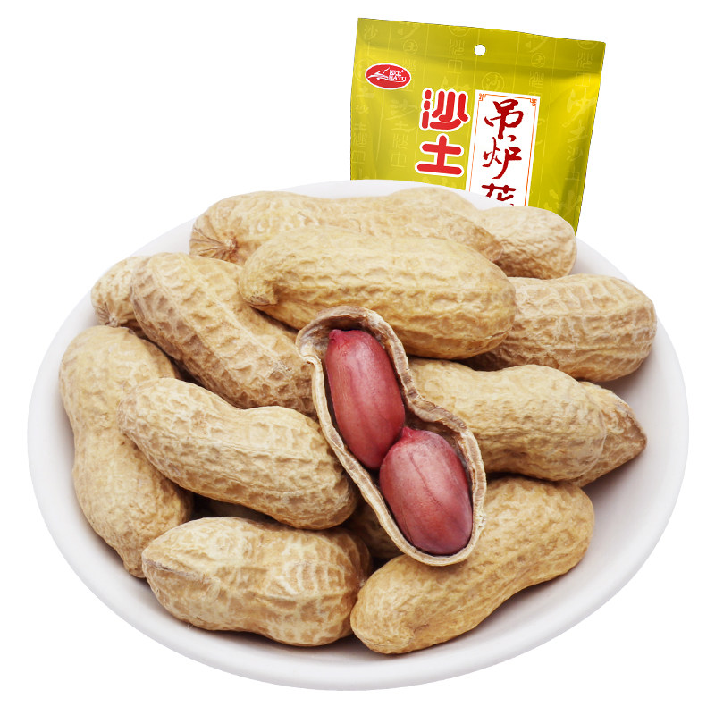 沙土吊炉花生5斤批发蒜香奶油五香多味花生带壳熟花生新货大包装