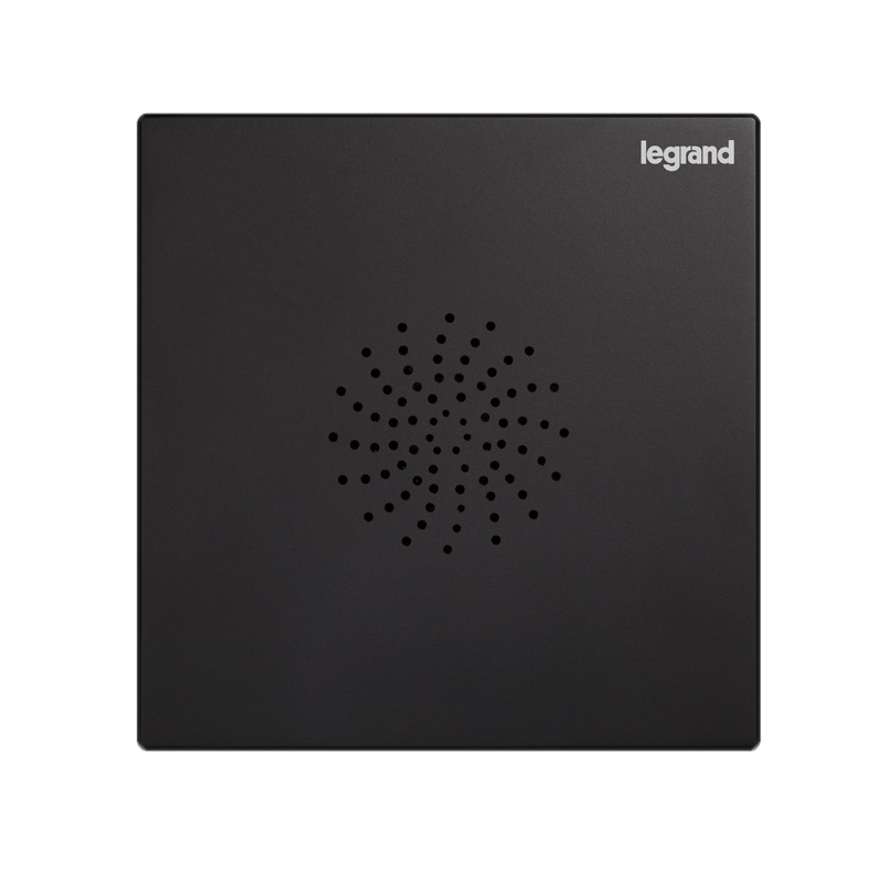 legrand罗格朗逸景碳素黑声光控延时感应开关智能200瓦三线86型