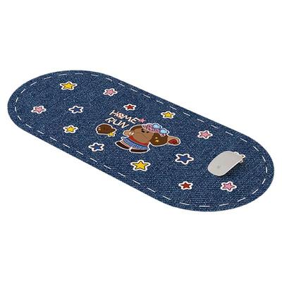 美式牛仔风电脑桌垫防水防油免洗