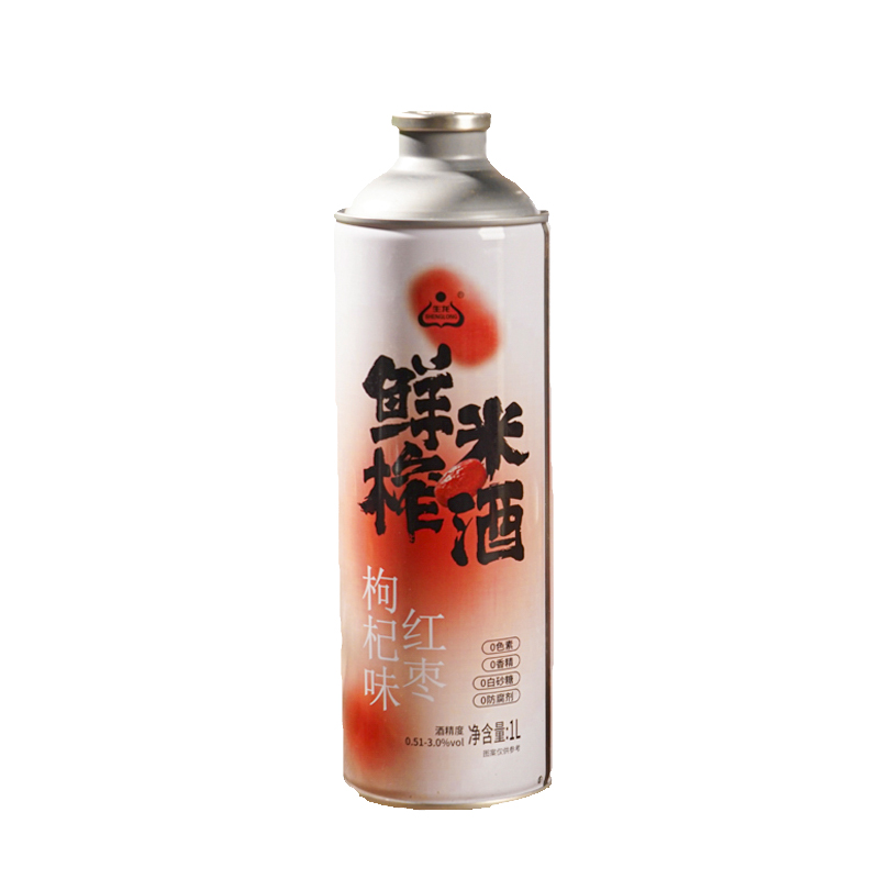 生龙鲜榨米酒红枣枸杞味1L湖北孝感醪糟糯米酒汁低度微醺清爽佳酿