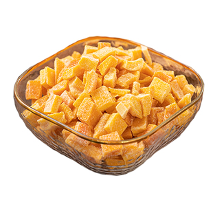 芒果小丁粒碎3-7mm雪花酥烘焙原料水果麦片配料500克冷饮炒酸奶