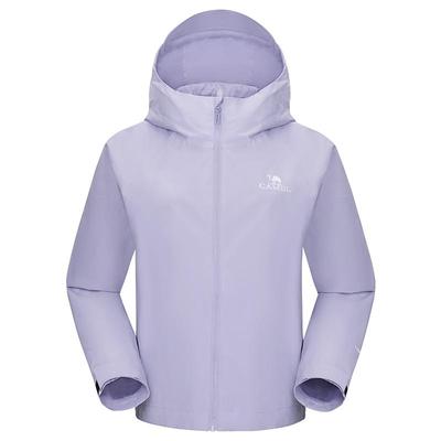 修身短款单层冲锋衣骆驼暴雨防水