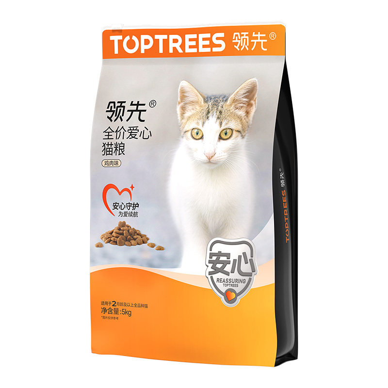 领先爱心全价猫粮5kg实惠装