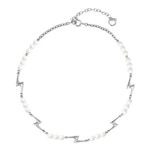 【周深同款】BLACKHEAD/黑头闪电珍珠项链情侣款轻奢小众高级感