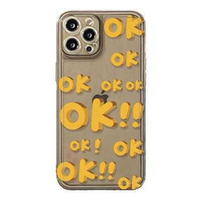 benefit个性英文柠檬黄OK17pro16适用iphone15promax苹果13手机壳14promax新款12套11小众xsmax透明xr硅胶8p