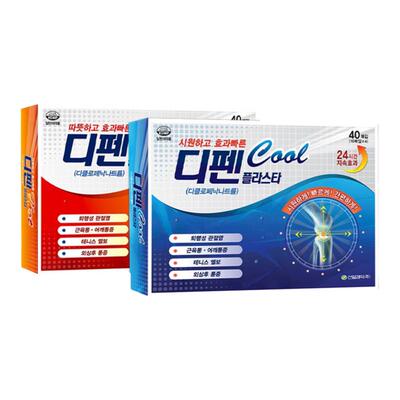 【官旗】韩国信一疲劳贴关节40贴Sinil Pharm肩周关节炎酸痛膏贴