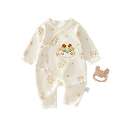 温巢新生婴儿衣服夏季网眼连体衣