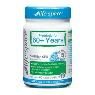 阿里健康澳洲进口lifespace中老年人益生菌呵护爸妈肠胃肠道60粒