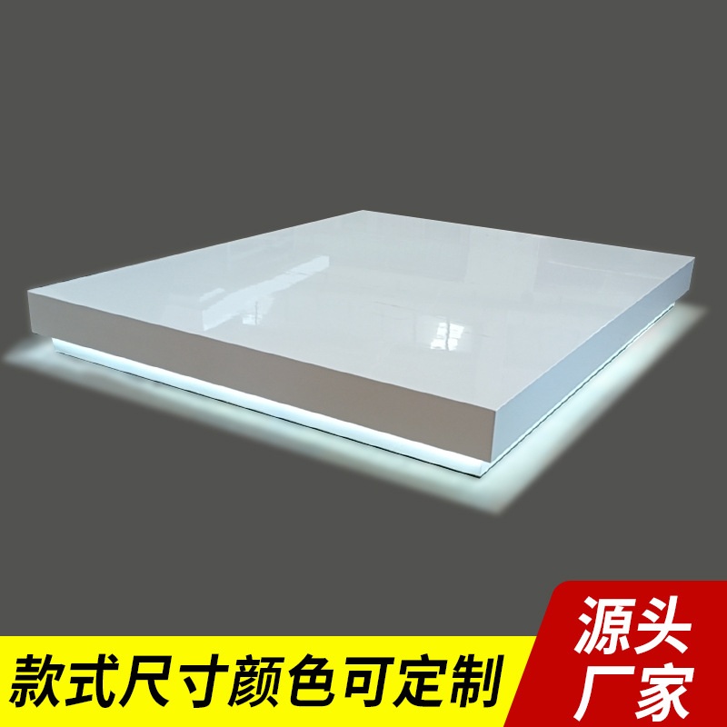 烤漆展台中岛展示台异形展示柜展厅产品展示柜体验台展示桌