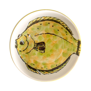 日本进口美浓烧家用陶瓷米饭碗海鲜系列拉面碗日式釉下彩创意餐具