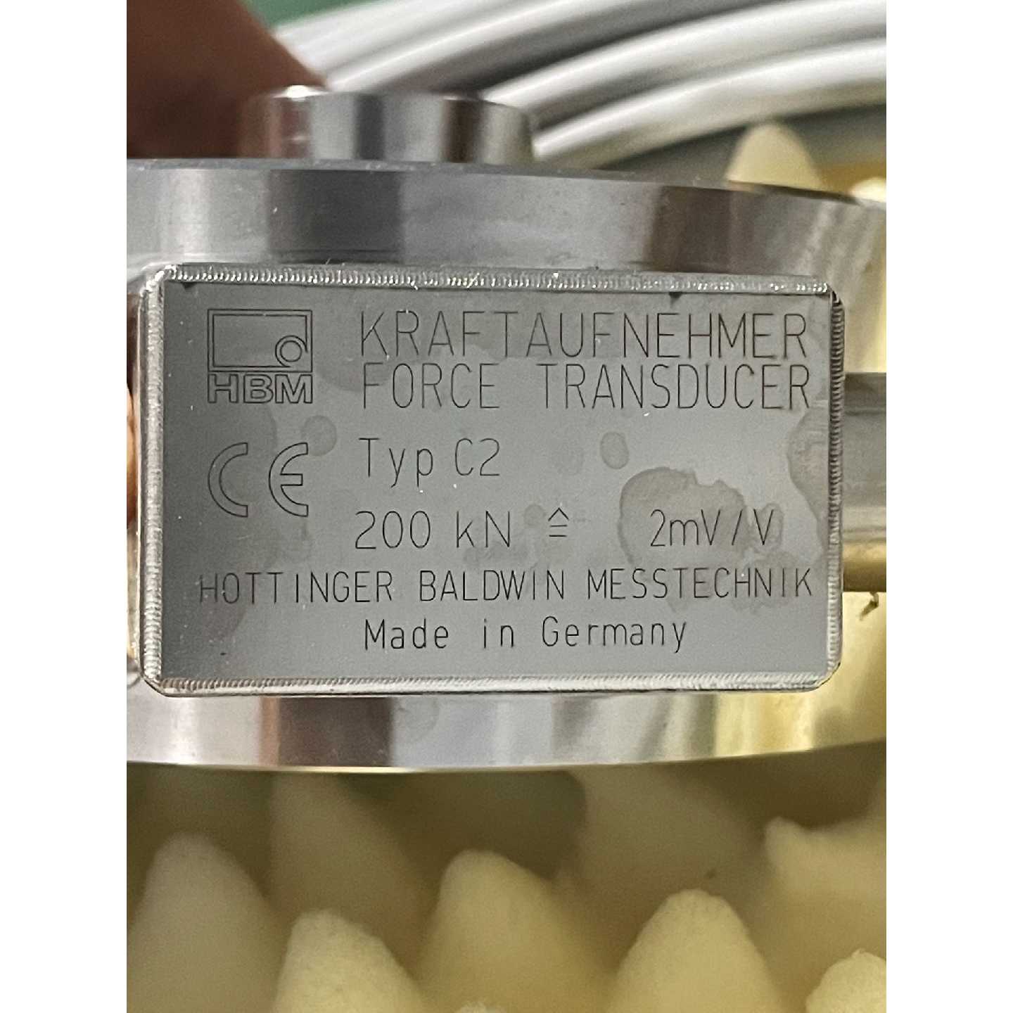HBM德国压力传感器称重传感器C2200KN