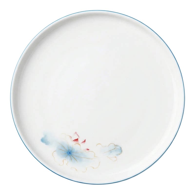 陶瓷盘子高级感中厨私房菜餐具盘