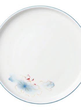 陶瓷盘子高级感中厨私房菜餐具盘