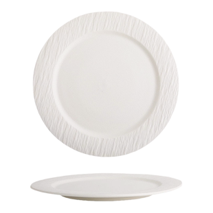 岩石纹陶瓷牛排盘西餐餐盘平盘意面盘家用菜盘西餐厅高颜值盘子