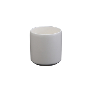 纯白色陶瓷茶杯商用创意简约酒店摆台早茶楼茶杯餐厅饭店陶瓷杯子