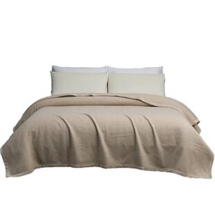 上海凤凰纯羊绒盖毯纯色结婚沙发毛毯加厚冬季羊羔绒毛绒毯子铺床