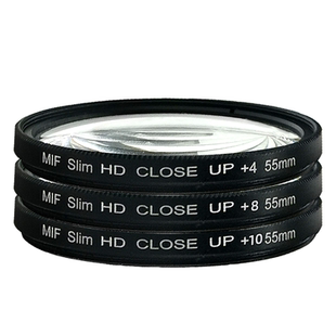 近摄镜4/8/10倍微距镜单反微单相机放大滤镜适用佳能尼康索尼富士