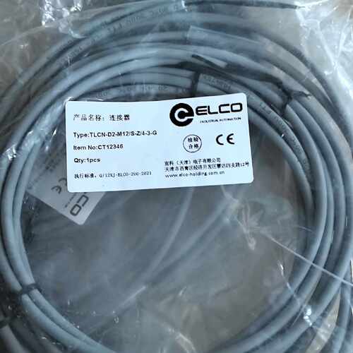 TLCN-D2-M12/S-Z/4-3-G ELCO宜科 工业连接器 传感器接头
