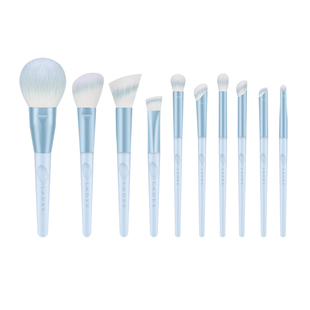 【现货秒发】LADES/蓝蒂丝风铃10支化妆刷套装眼影遮瑕刷子动物毛