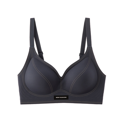 显大舒适隐形无痕无钢圈聚拢文胸