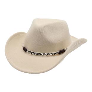 礼帽舞蹈牛仔少数民族表演毛呢绅士藏族骑士西域男式女休闲帽子