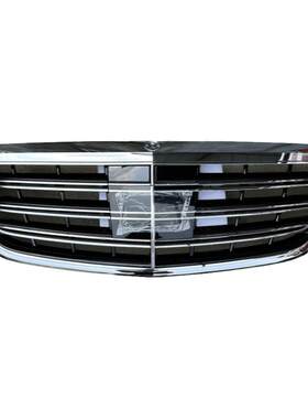 适配S级W222原车款中网S320S450S500S600S350改装S65中网前杠格栅