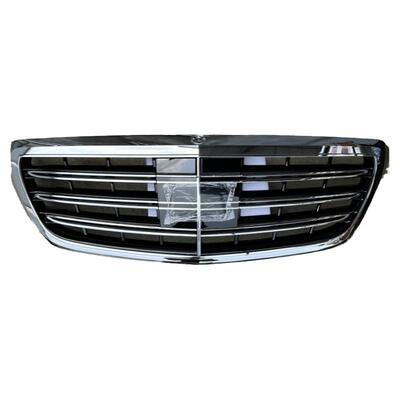 适配S级W222原车款中网S320S400S500S600S350改装S65中网前杠格栅