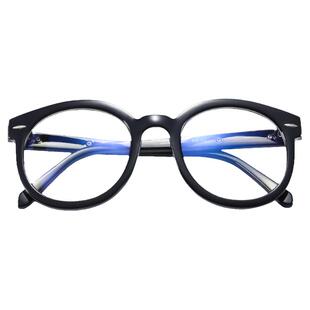 黑框眼镜近视女可配眼睛有度数素颜神器大脸显瘦显脸小圆框架超轻