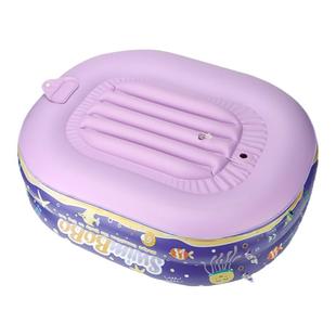 SWIMBOBO婴儿洗澡盆儿童大号新生小孩子可折叠泡澡桶宝宝充气浴盆