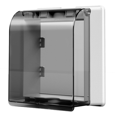 明装加高防水盒粘贴/卡扣双用