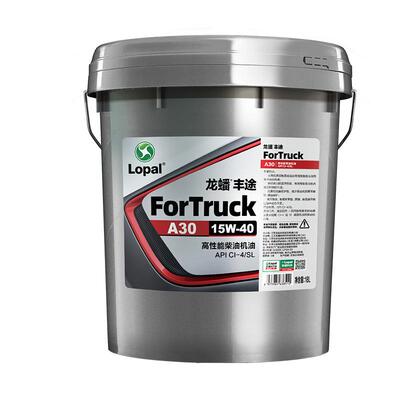 龙蟠丰途A30柴油机油15W40/20W50国四国五CI-4 18L清净动力强劲
