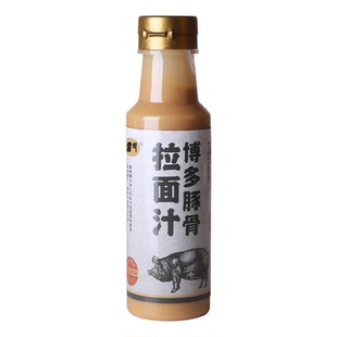 雷气牌豚骨拉面汁230ml猪骨小瓶白汤汁拉面汤底本味淋调料去腥