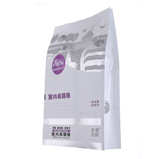 美食厨房室内成猫挑嘴猫3合1配方猫粮敏感肠道舒适去毛球猫粮5斤