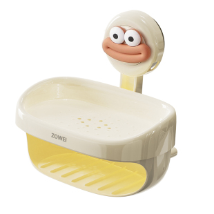 免打孔墙上吸盘肥皂盒墙面壁挂式海绵香皂家用强力沥水双层置物架