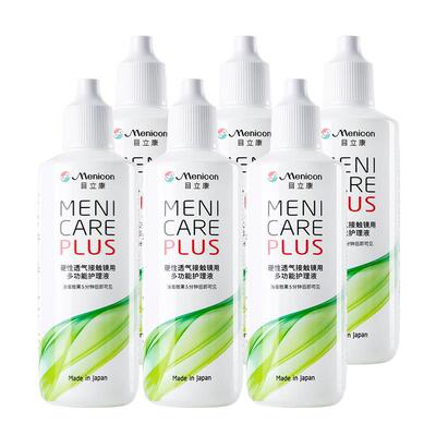 Menicon美尼康rgp硬性隐形眼镜冲洗液720ml角膜塑性ok镜目立康6瓶