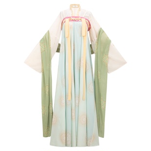 花朝记｜春芳歇｜唐制汉服对襟衫齐胸交窬裙披帛传统浅色日常春夏