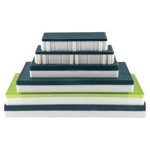 24格软盖颜料盒36格调色盒48格美术生专用水彩画水粉盒便携密封保湿带盖分装空盒丙烯油画42格正方形大小格子