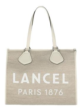 LANCEL/兰姿 SUMMER TOTE大号单肩手提帆布包托特包 通勤包大容量