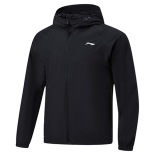 李宁运动风衣男款2026春季新款休闲百搭防泼水夹克青少年男士外套