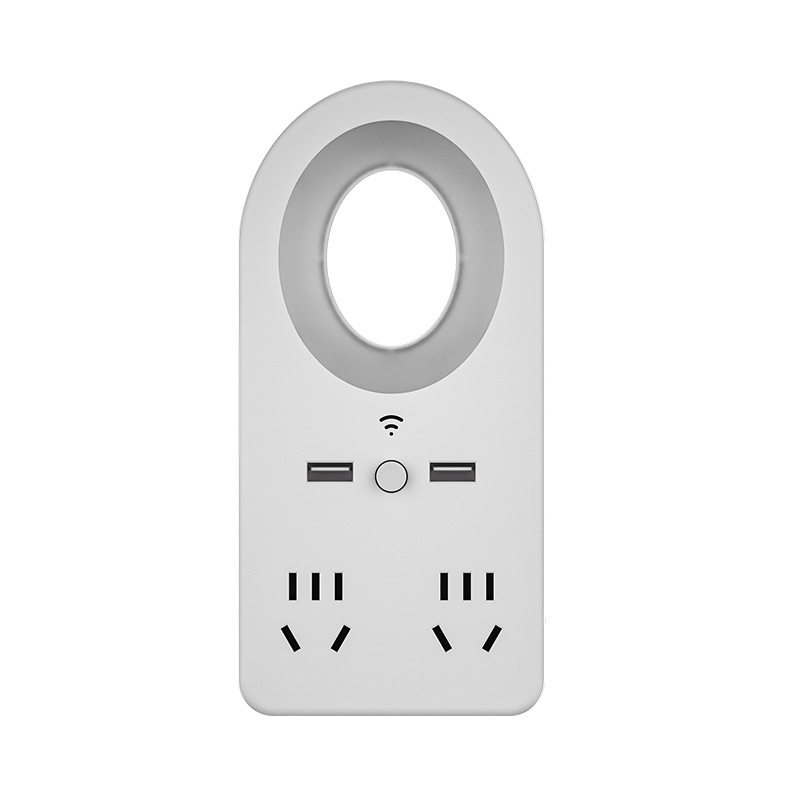 智能语音小夜灯插座带USB