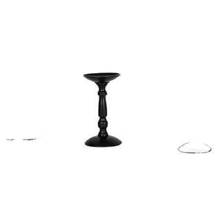 美式复古黑色新年烛台餐桌浪漫摆件情人节装饰道具高级家用蜡烛台